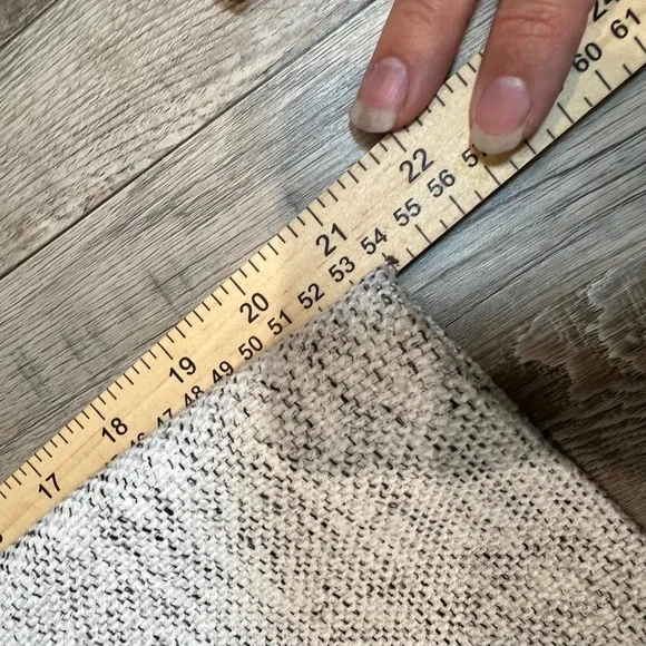 Ann Taylor Factory Tweed Pencil Skirt Black White Size 2 - Picture 6 of 7